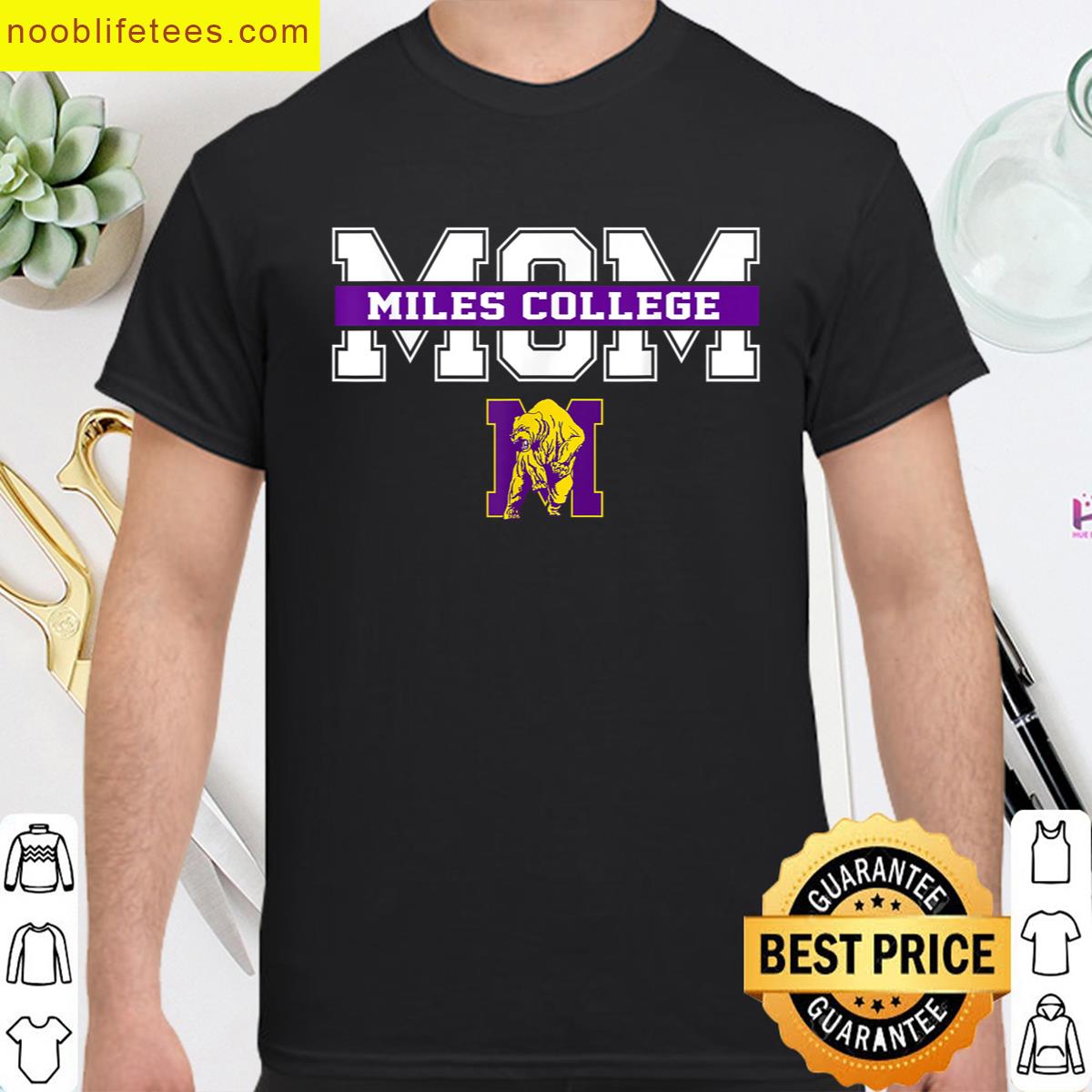 Miles College Mom Mother Arch Vintage Design For Women premium shirt