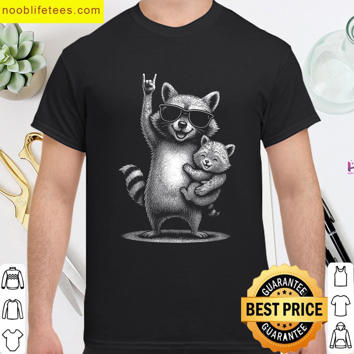 Mothers Day Gifts Raccoon Womens Novelty Funny Mothers Day premium shirt