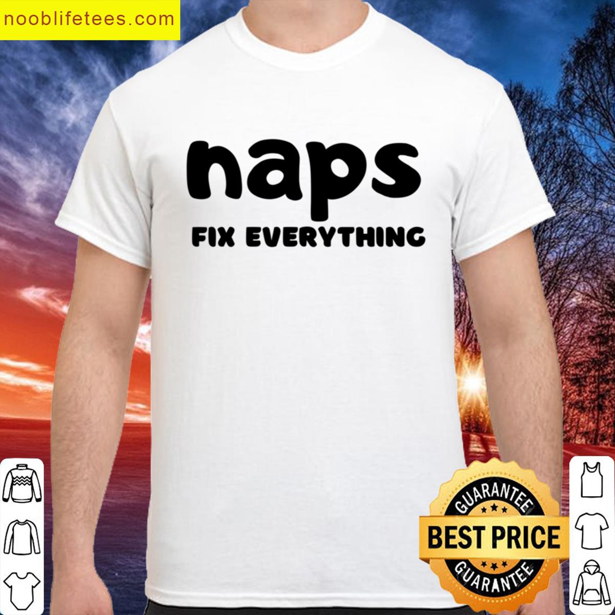 Naps Fix Everything Oversized premium shirt