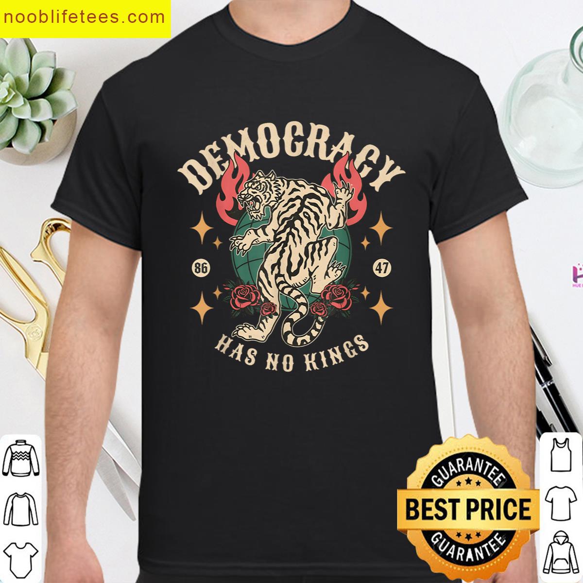 No Kings In America Anti Trump Feminist Lgbt Women Rights premium shirt