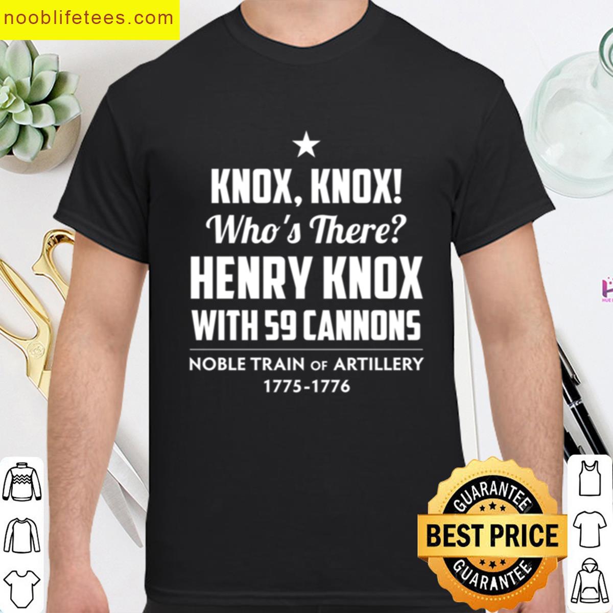 Noble Train Of Artillary Knox Knox premium shirt