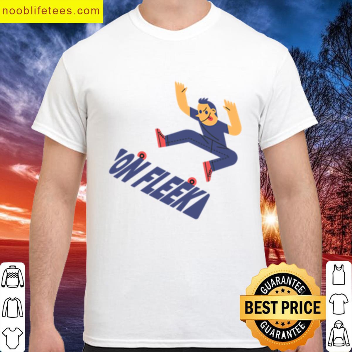 On Fleek Skateboarding premium shirt