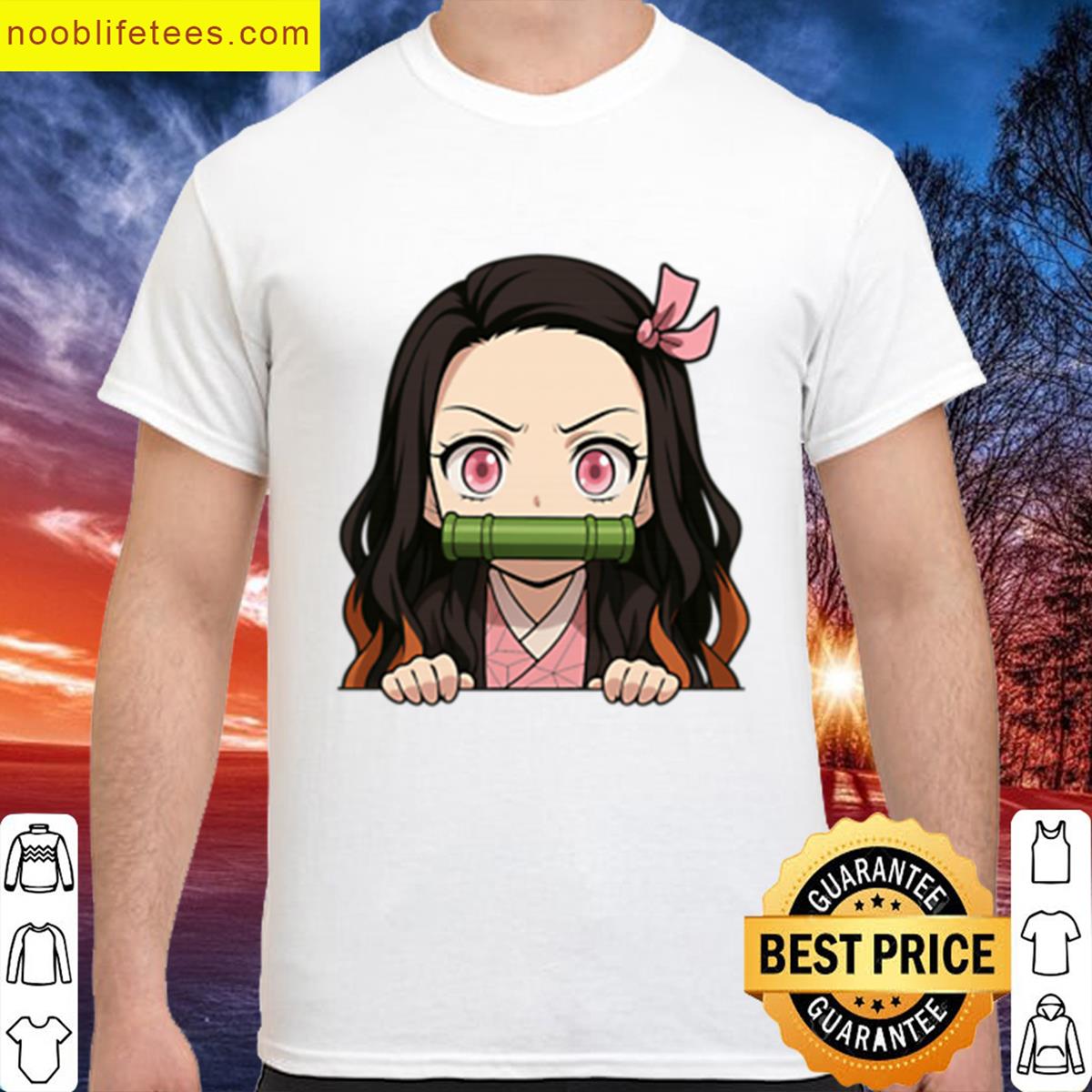 Pink Girl Peeker Oversized premium shirt