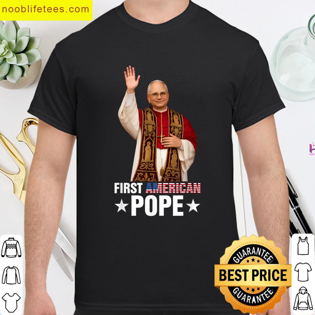 Pope Leo Xiv 2025 First American Pope Patriotic Tribute premium shirt