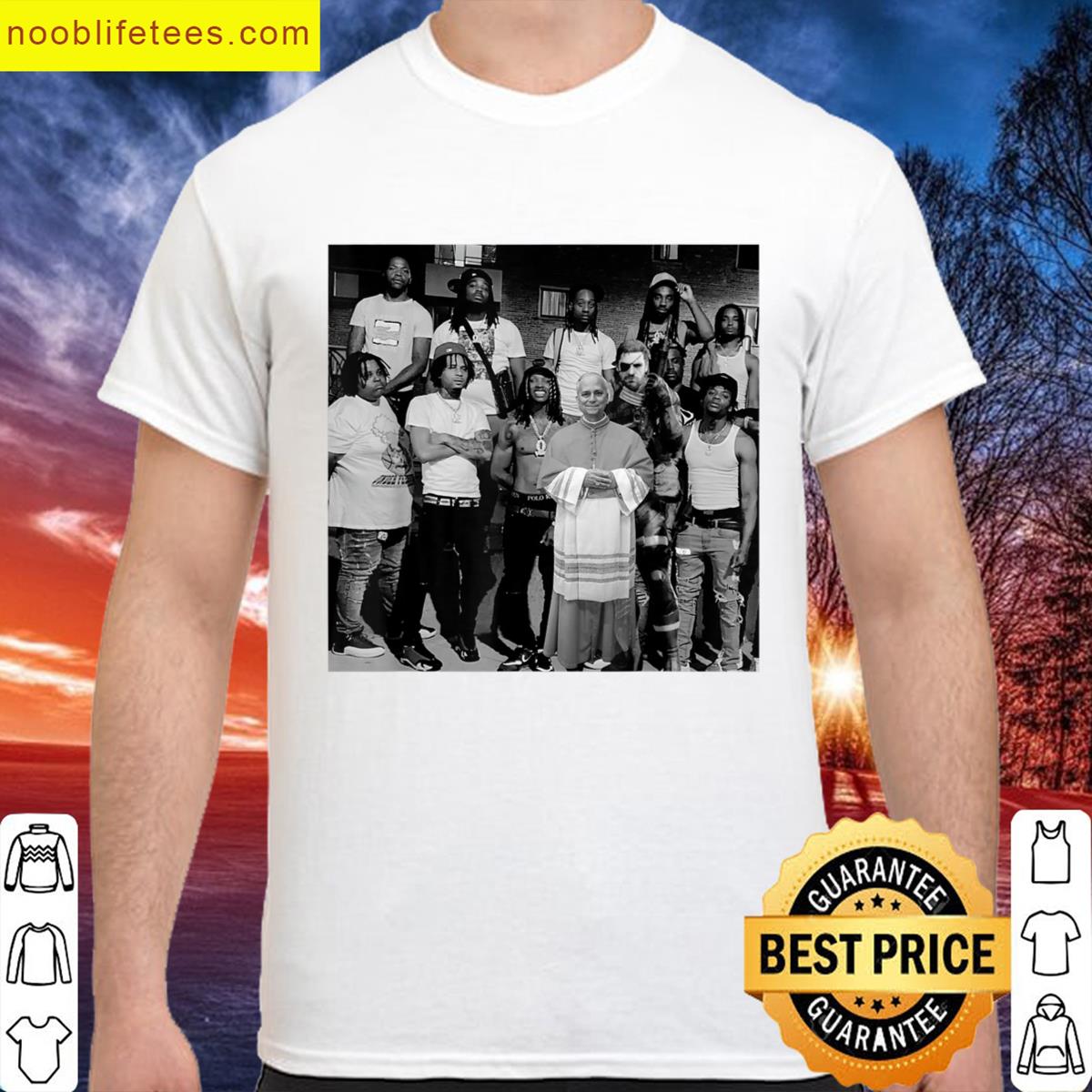 Pope Leo Xiv From Oblock Meme Art premium shirt