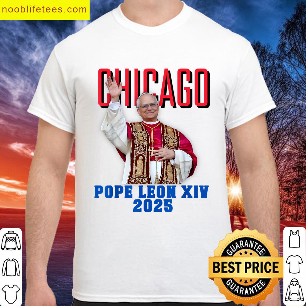 Pope Leon Xiv 2025 Chicagos First American Pope Design premium shirt