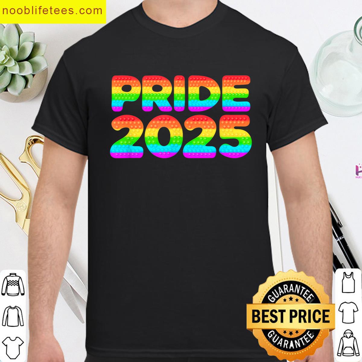 Pride 2025 Lgbtq Rainbow Gays Lesbians Celebrate Pride Month premium shirt