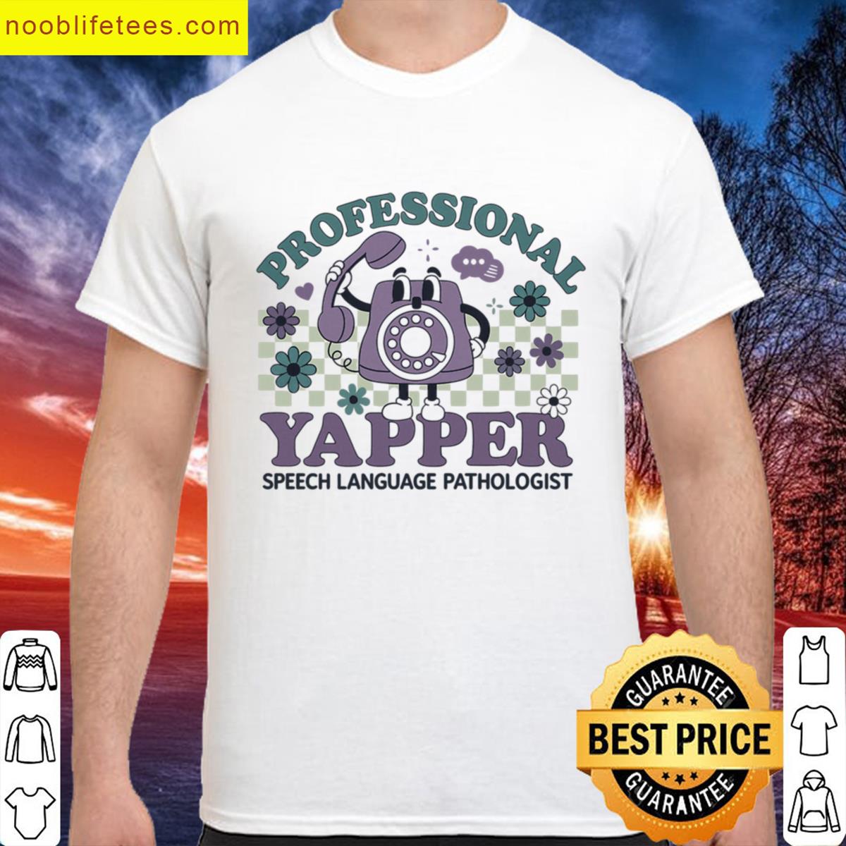 Professional Yapper Speech Language Pathologist Slp Aac Special Ed Teacher Speech Therapy Aba Therap premium shirt