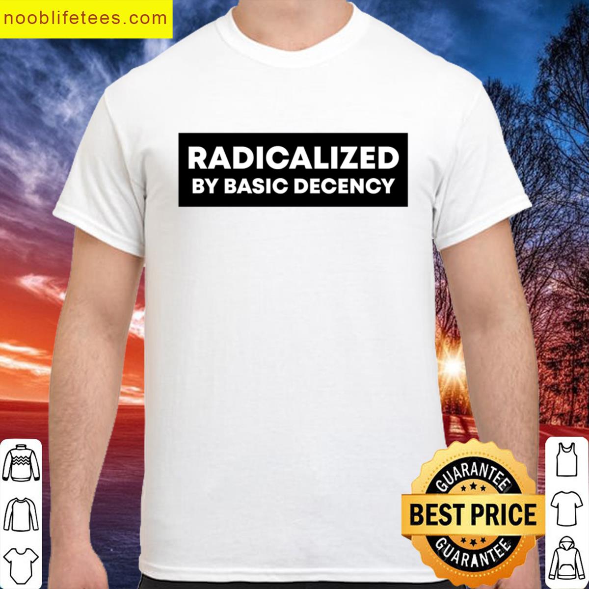 Radicalized By Basic Decency Anti Trump premium shirt
