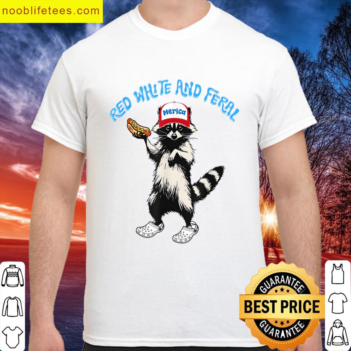 Red White And Feral premium shirt