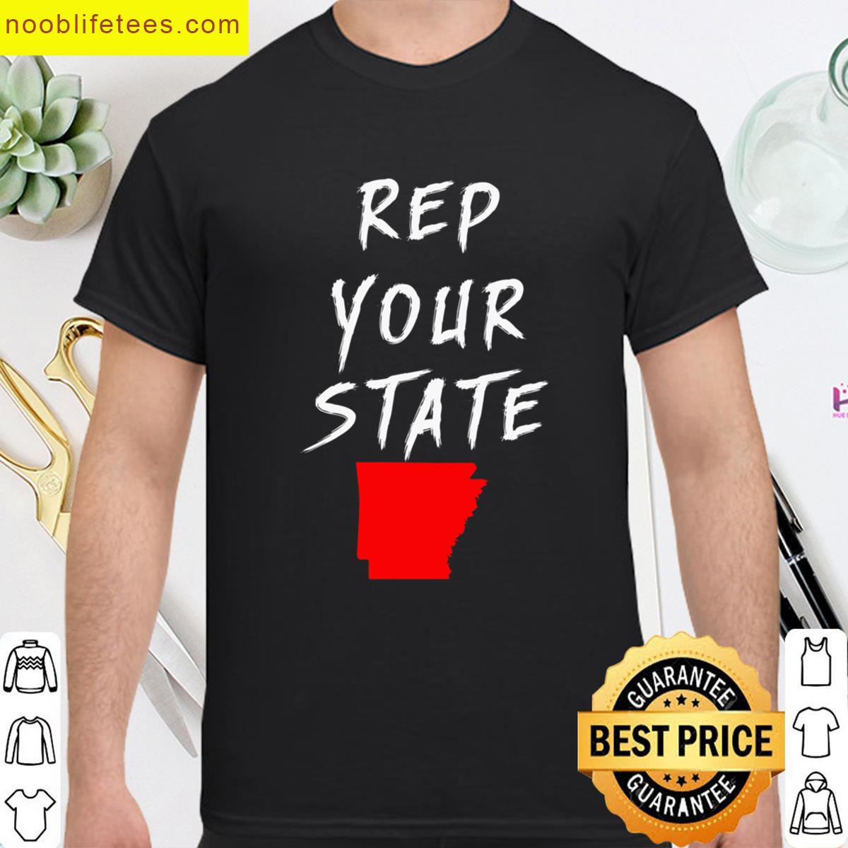 Rep Your State Arkansas premium shirt