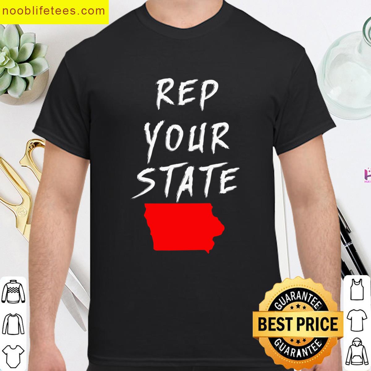 Rep Your State Iowa premium shirt