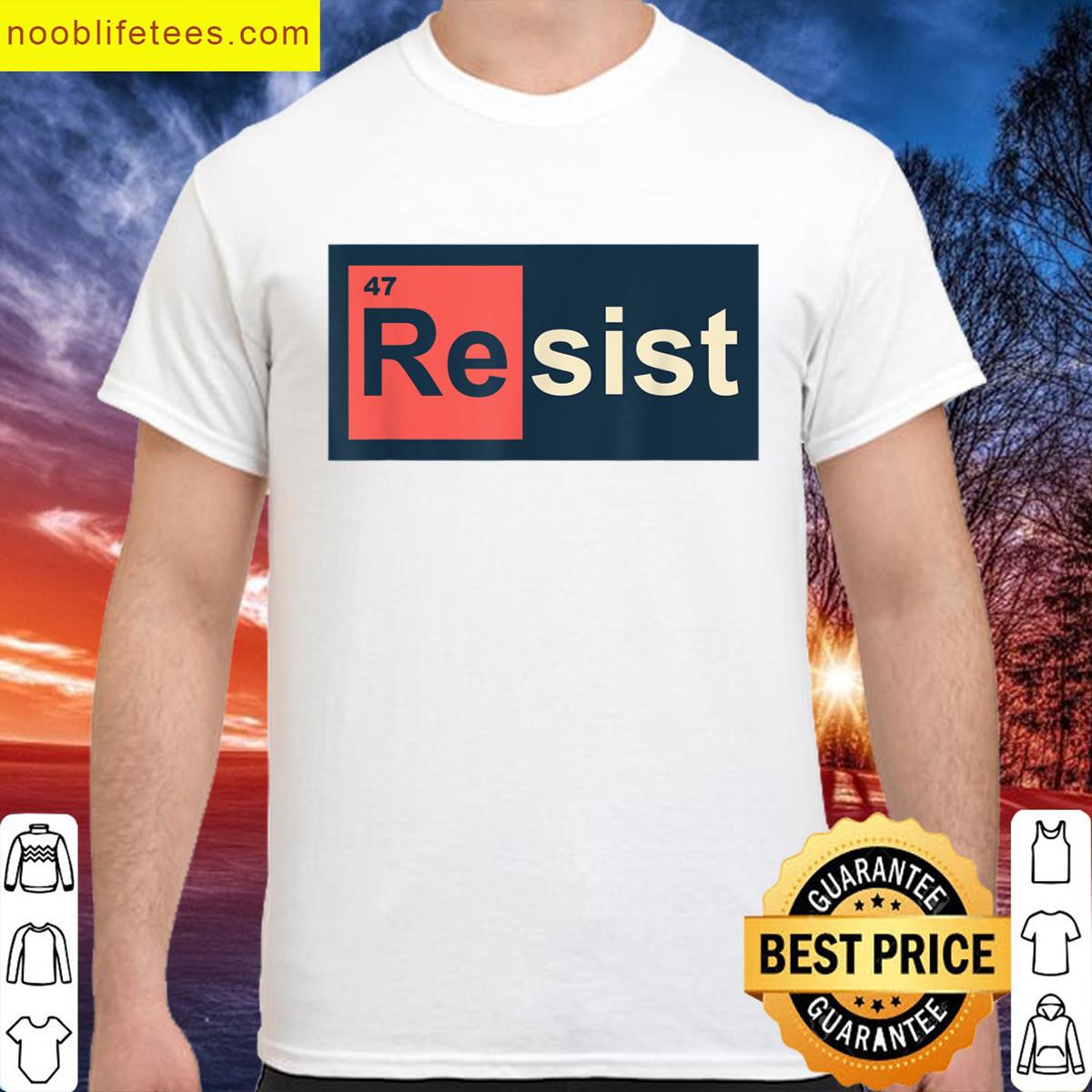 Resist 47 Periodic Table Anti Trump premium shirt