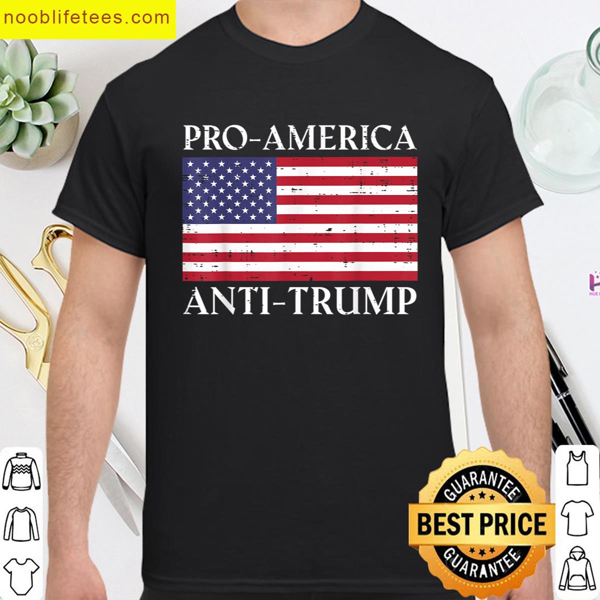Resist Pro America Anti Us Flag Protest Men Women Kids premium shirt