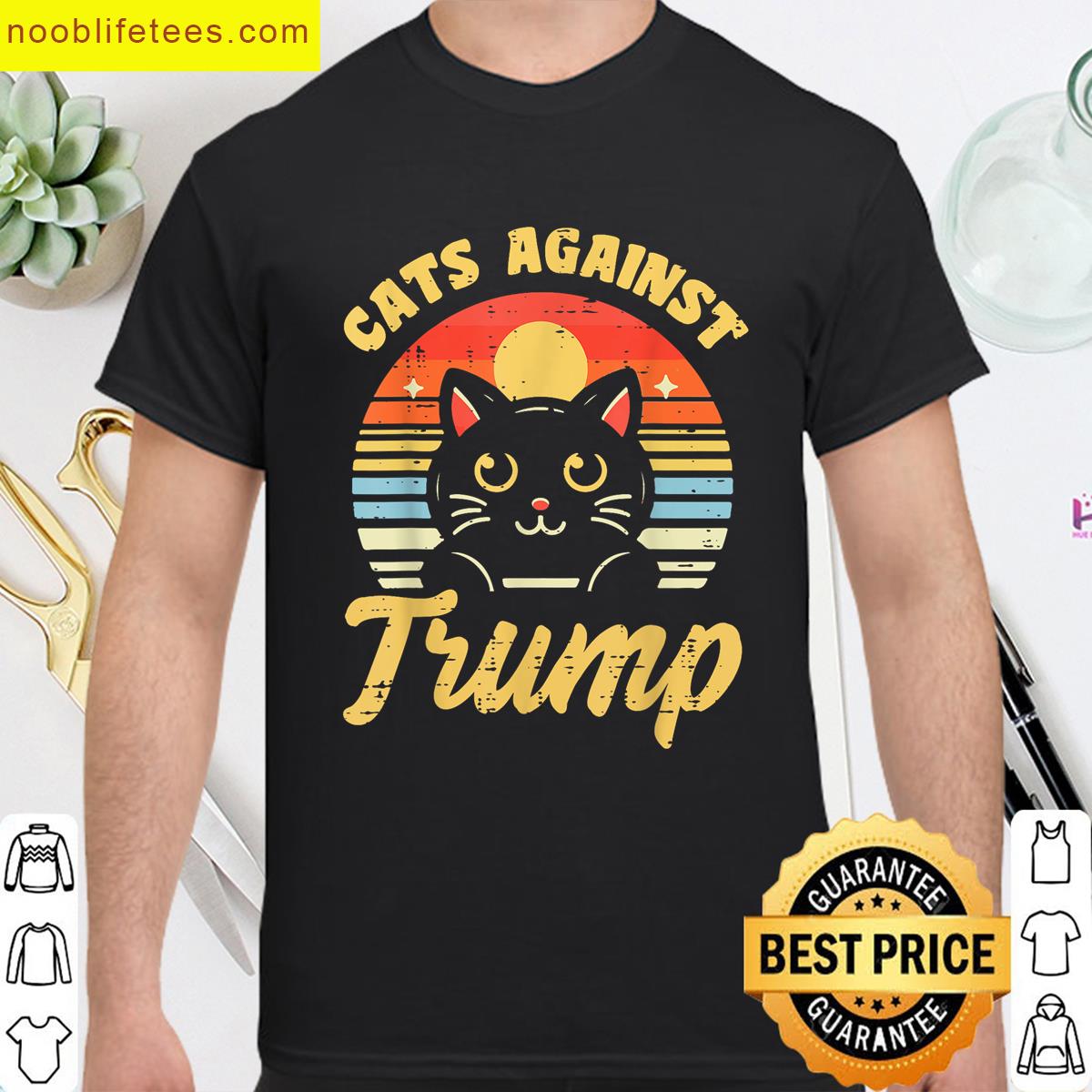 Resist Protest Cats Against Funny Women Girls Kids Men premium shirt