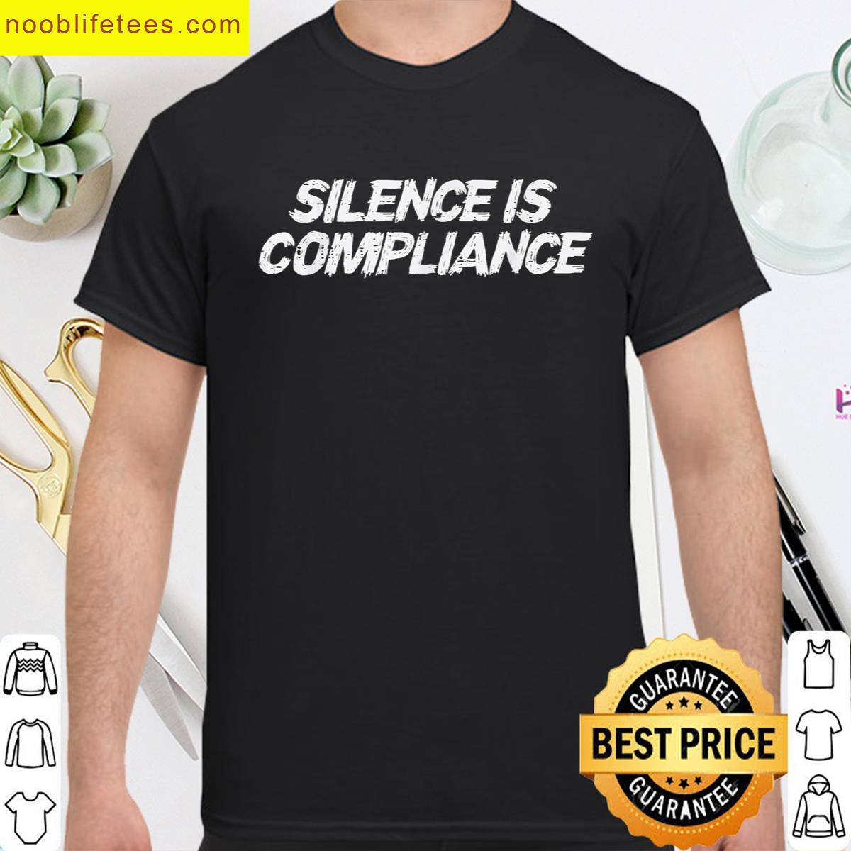 Resist Silence Is Compliance Equality Civil Rights Men Women premium shirt