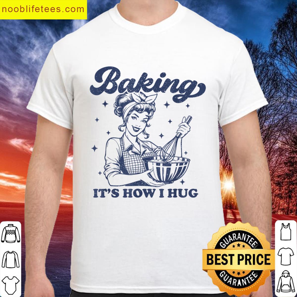 Retro Baking Tee For Women Bakers Baking Its How I Hug premium shirt
