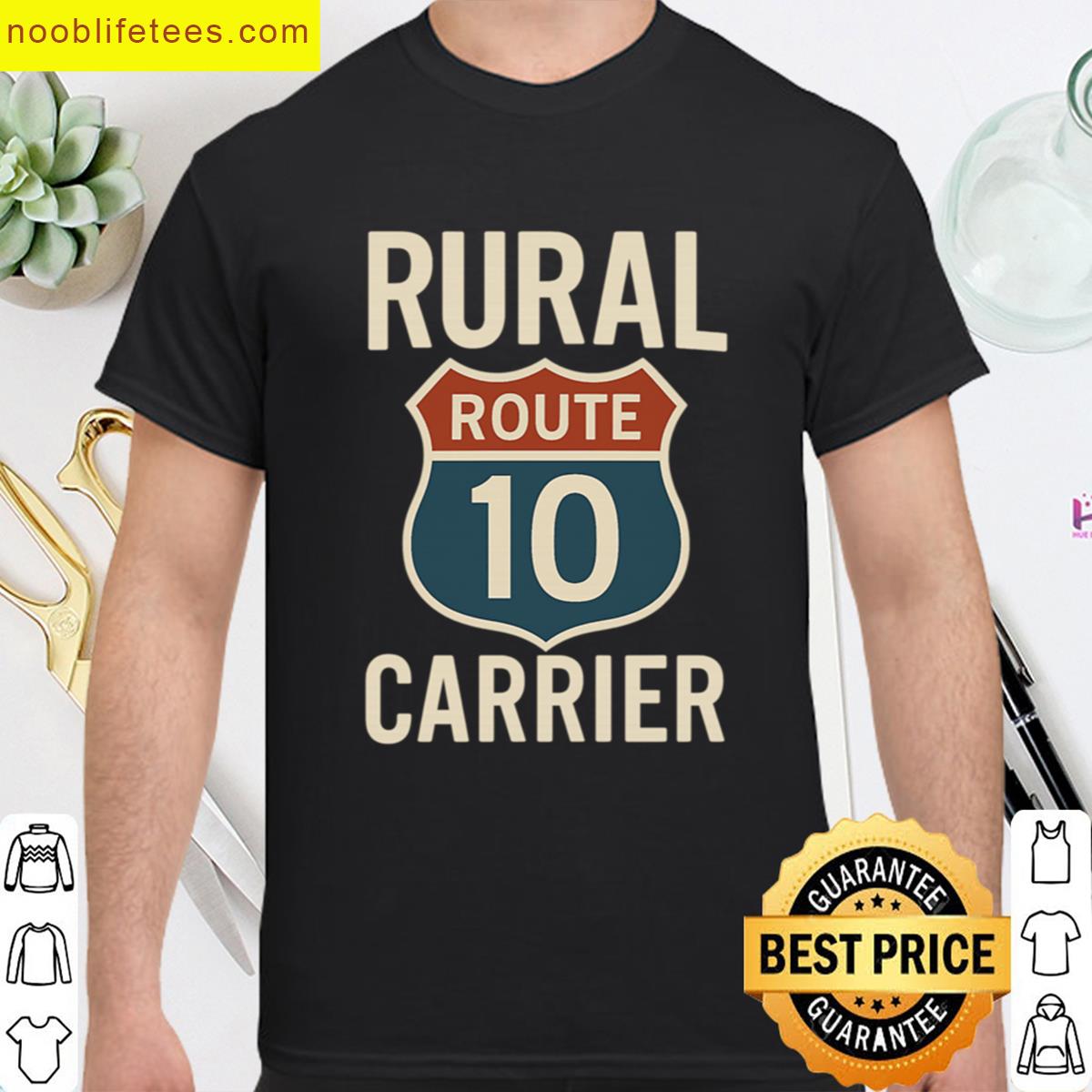 Rural Route 10 Carrier Postal Design premium shirt