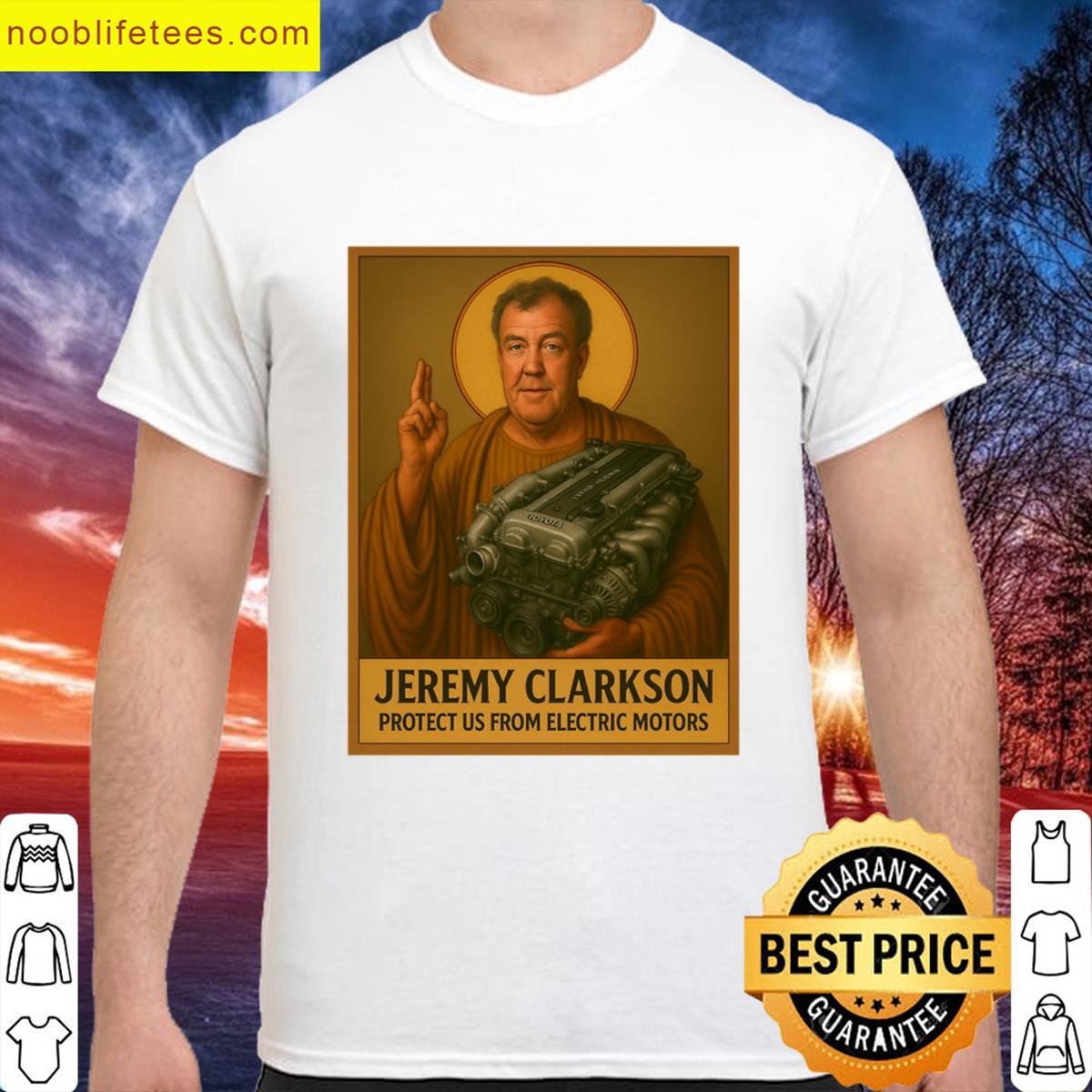 Saint Clarkson Save Us From Evs Toyota Version premium shirt