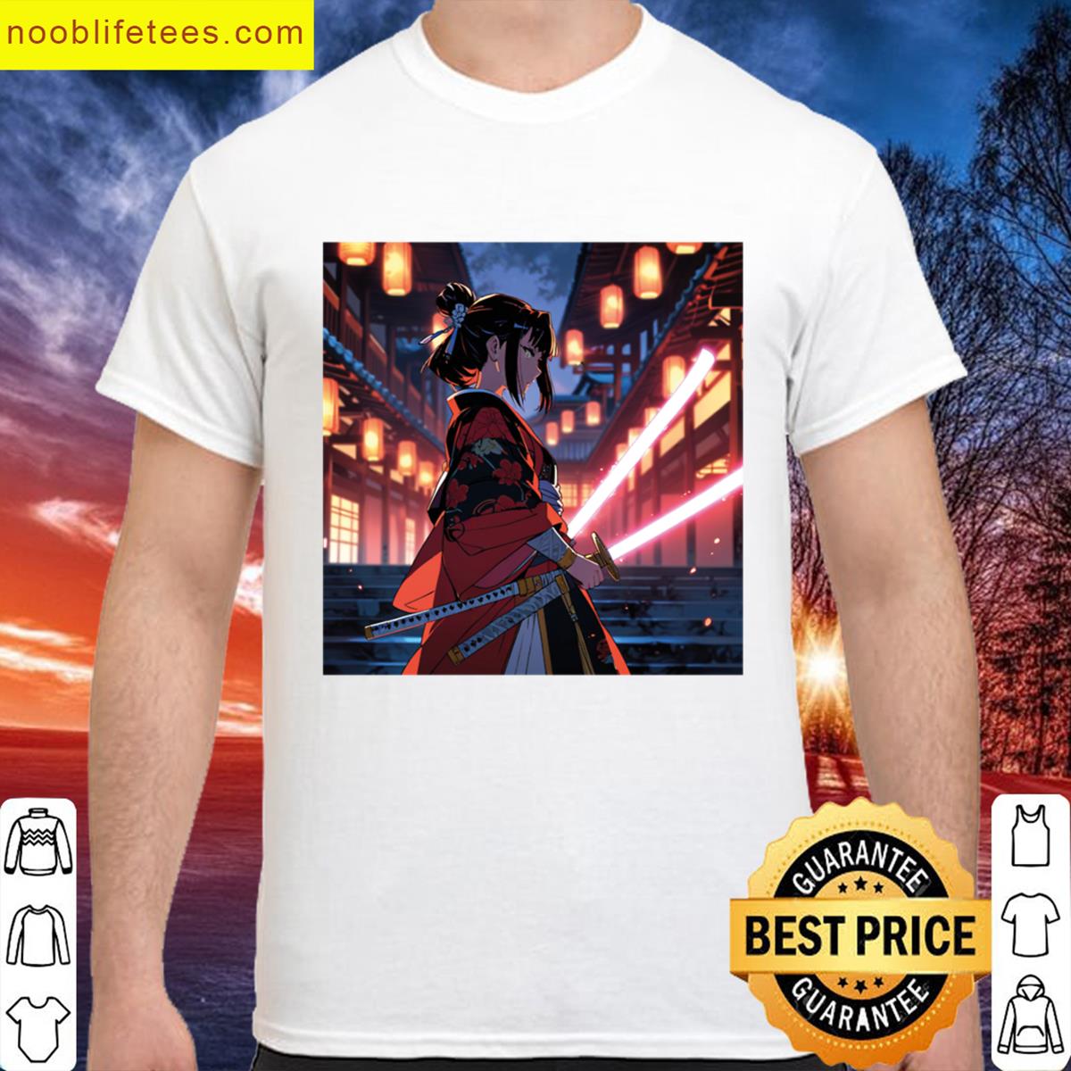 Samurai Warrior Ready For Battle premium shirt