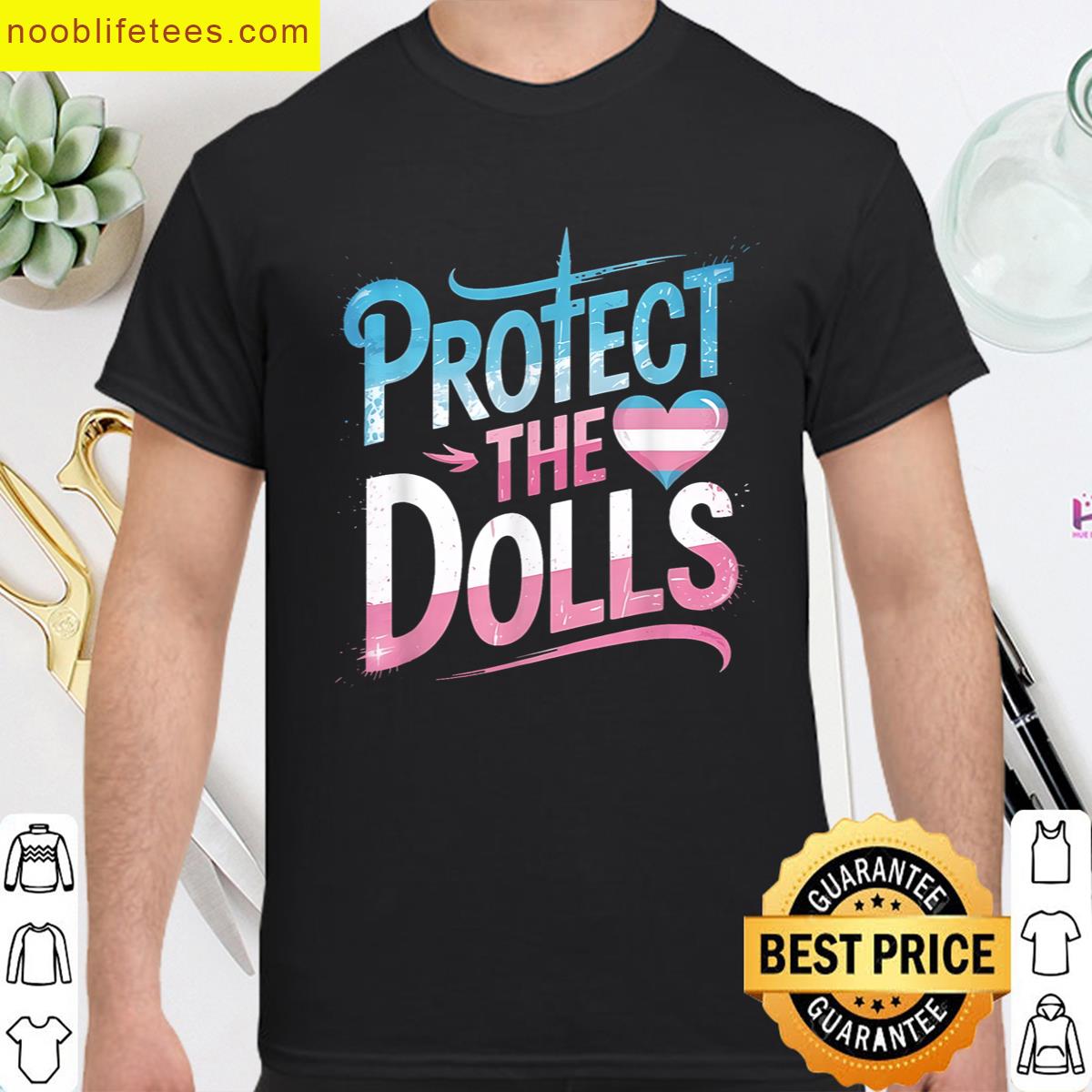 Save The Dolls Proud Trans Ally Lgbtq Support Mens Womens premium shirt