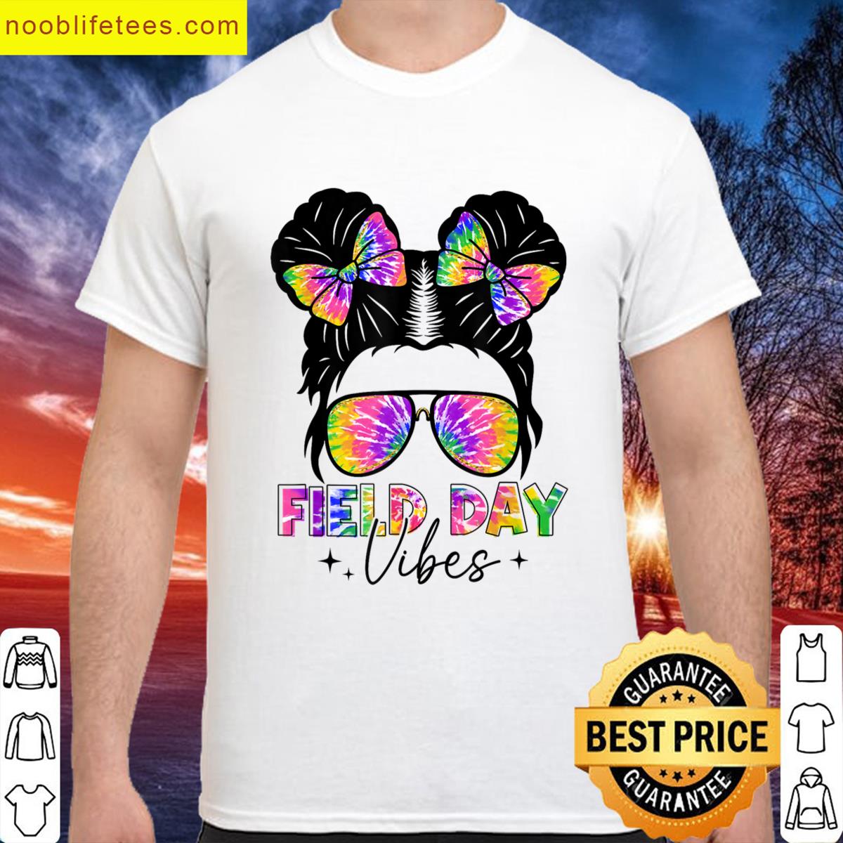 School Field Day Fun Tie Dye Field Day 2025 Girls Kids premium shirt