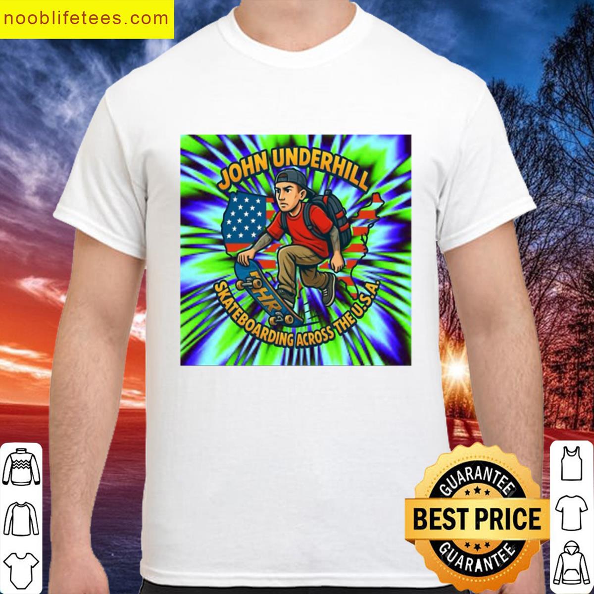 Skateboarding Across America premium shirt