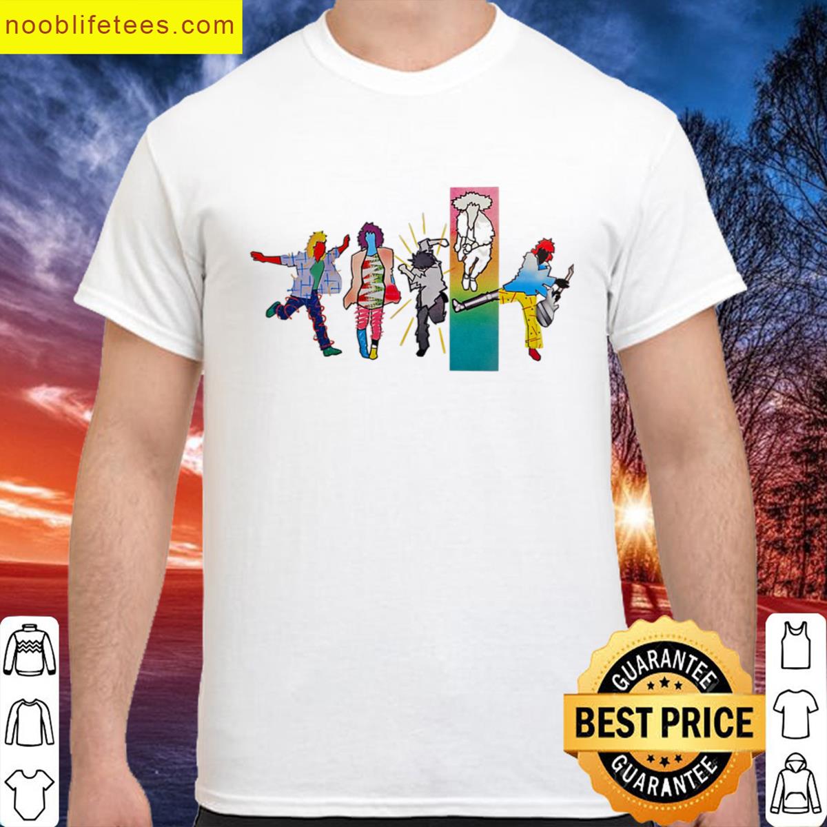 Starship Vibrant Pop Art Design 80s Rock Icons premium shirt