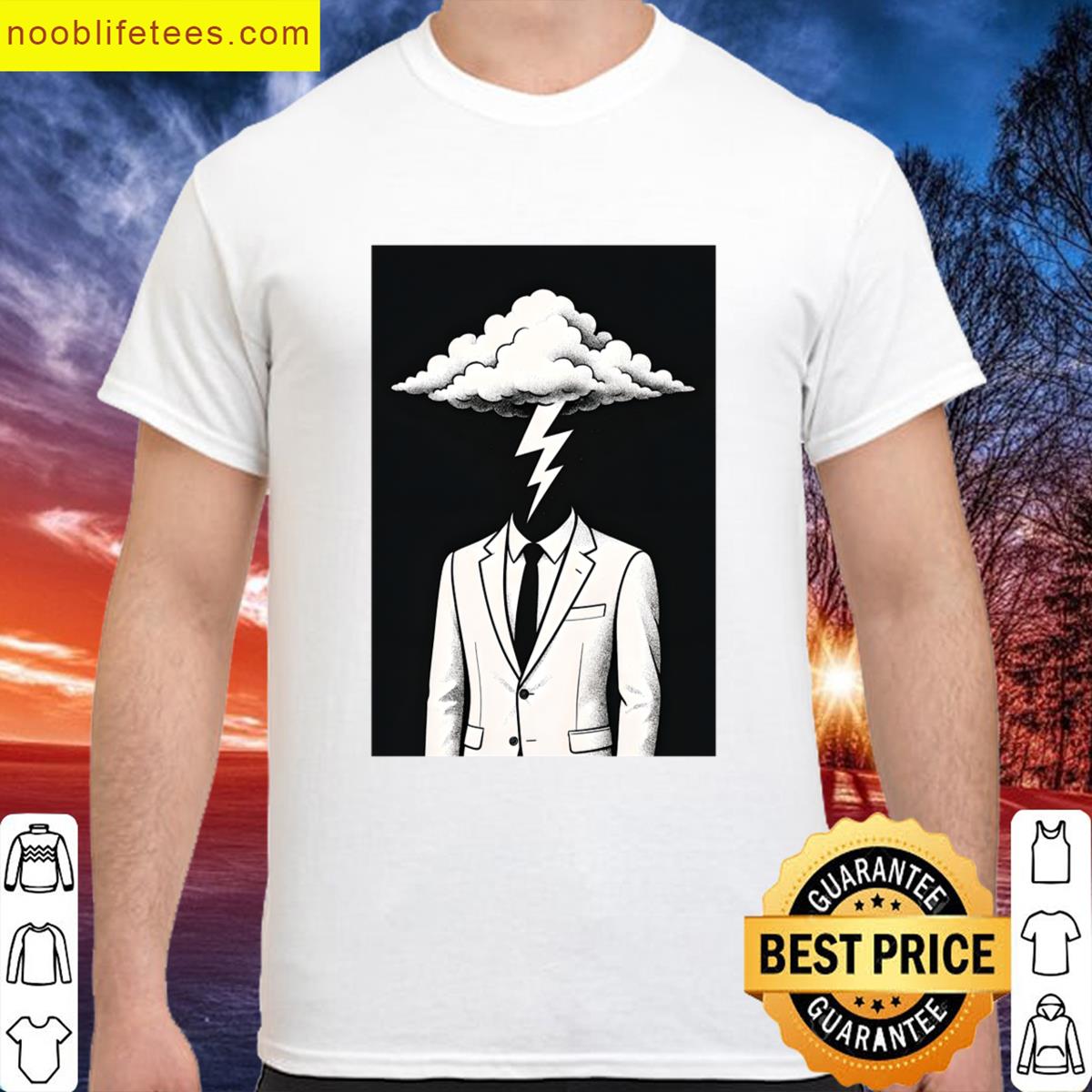 Stormy Mind In A Business Suit premium shirt