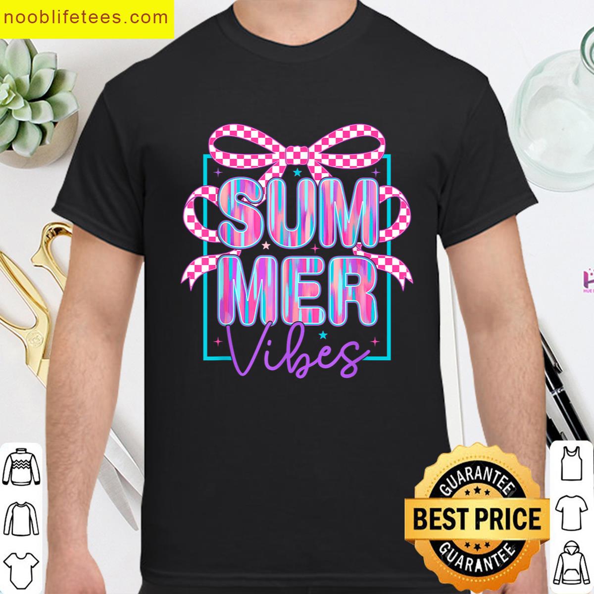 Summer Vibes For Women Girls Hello Beach Summer Vacation premium shirt