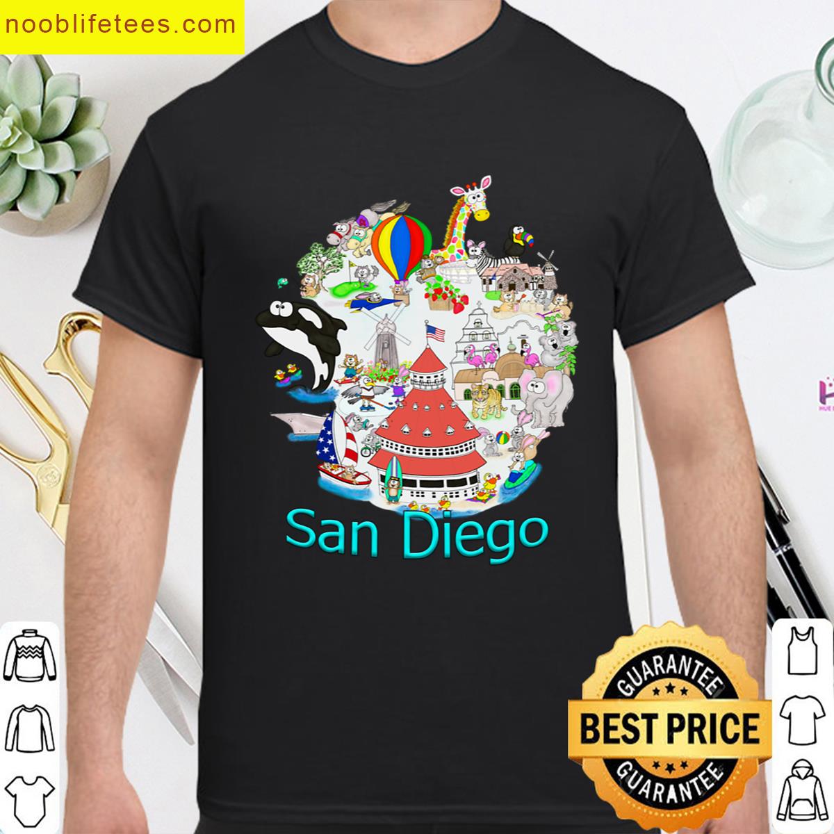 Sunny San Diego premium shirt