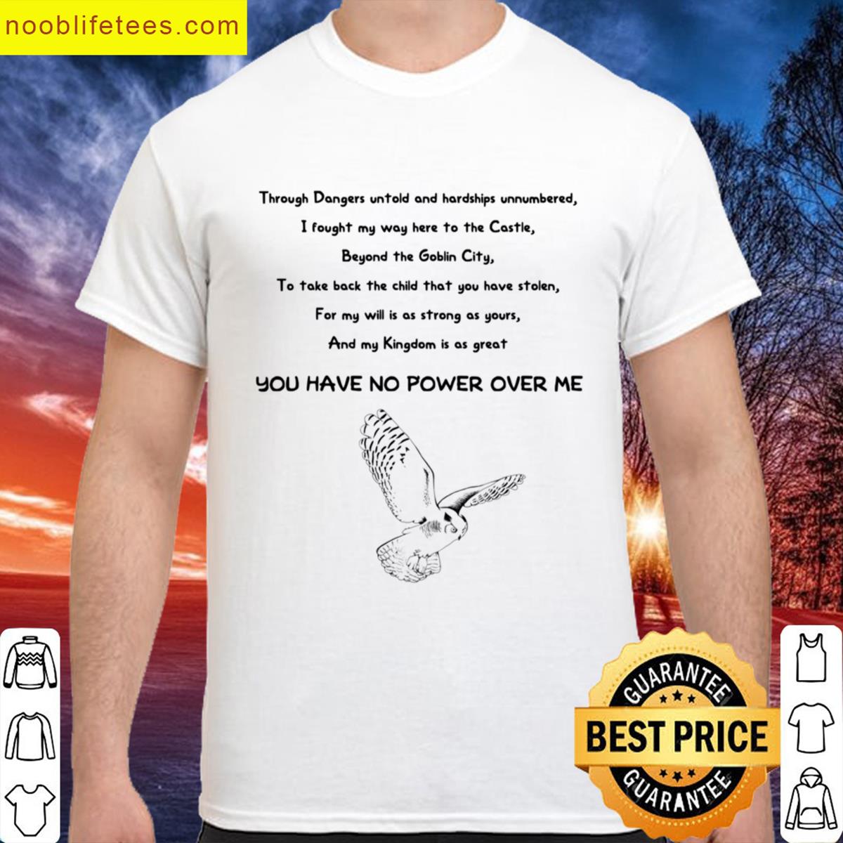 The Labyrinth Poem premium shirt