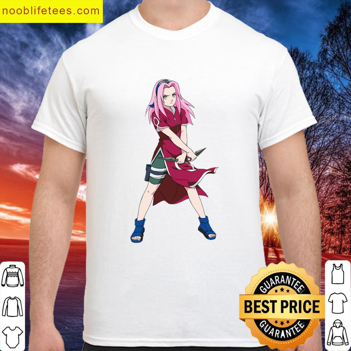 The Prettiest Out Of The Girls Of Konoha Sakura premium shirt