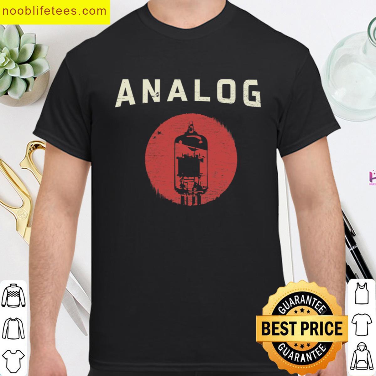 Vacuum Tube Analog Distressed Effect Active premium shirt