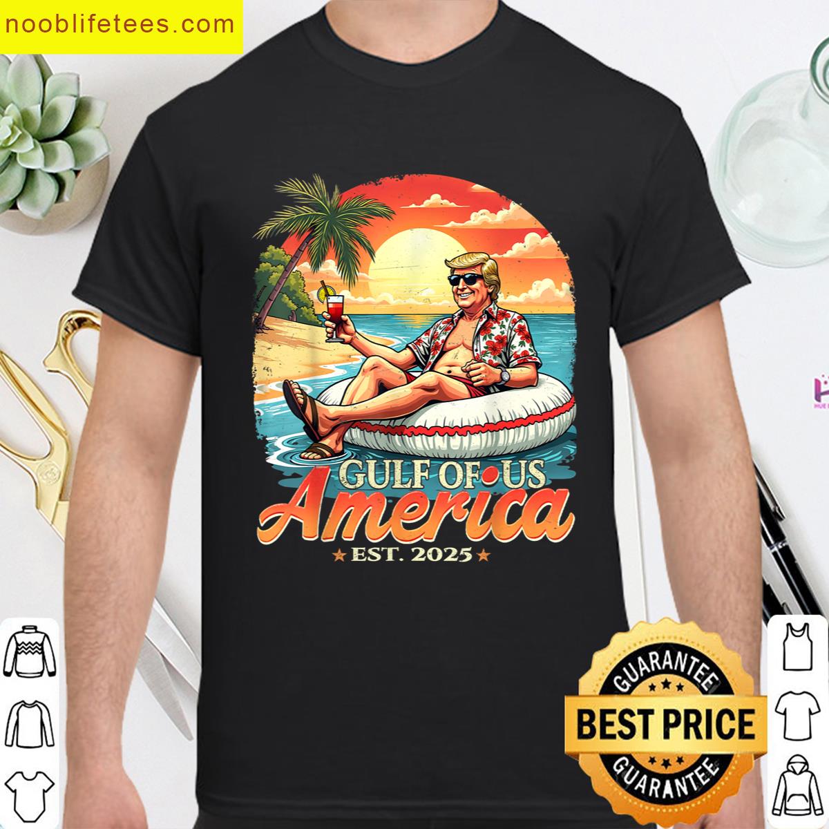 Vintage Funny Trump Americas Gulf Trump Merchandise premium shirt
