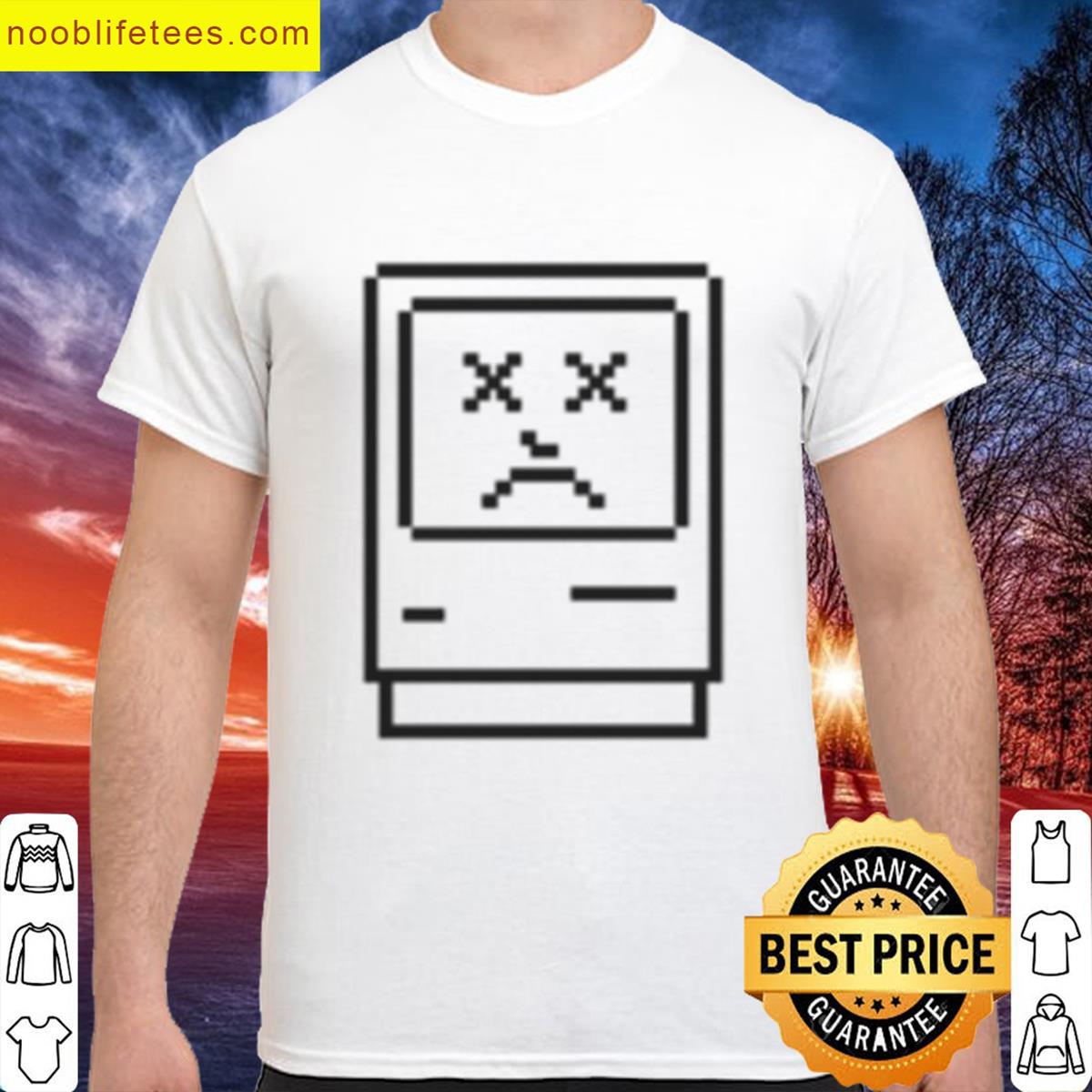 Vintage Mac Sad Face Icon premium shirt