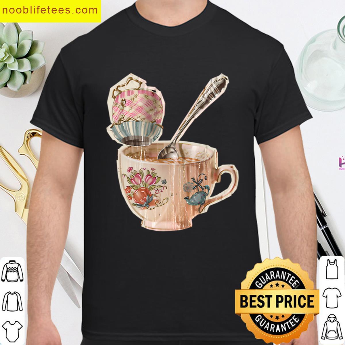 Vintage Tea Time Stack premium shirt