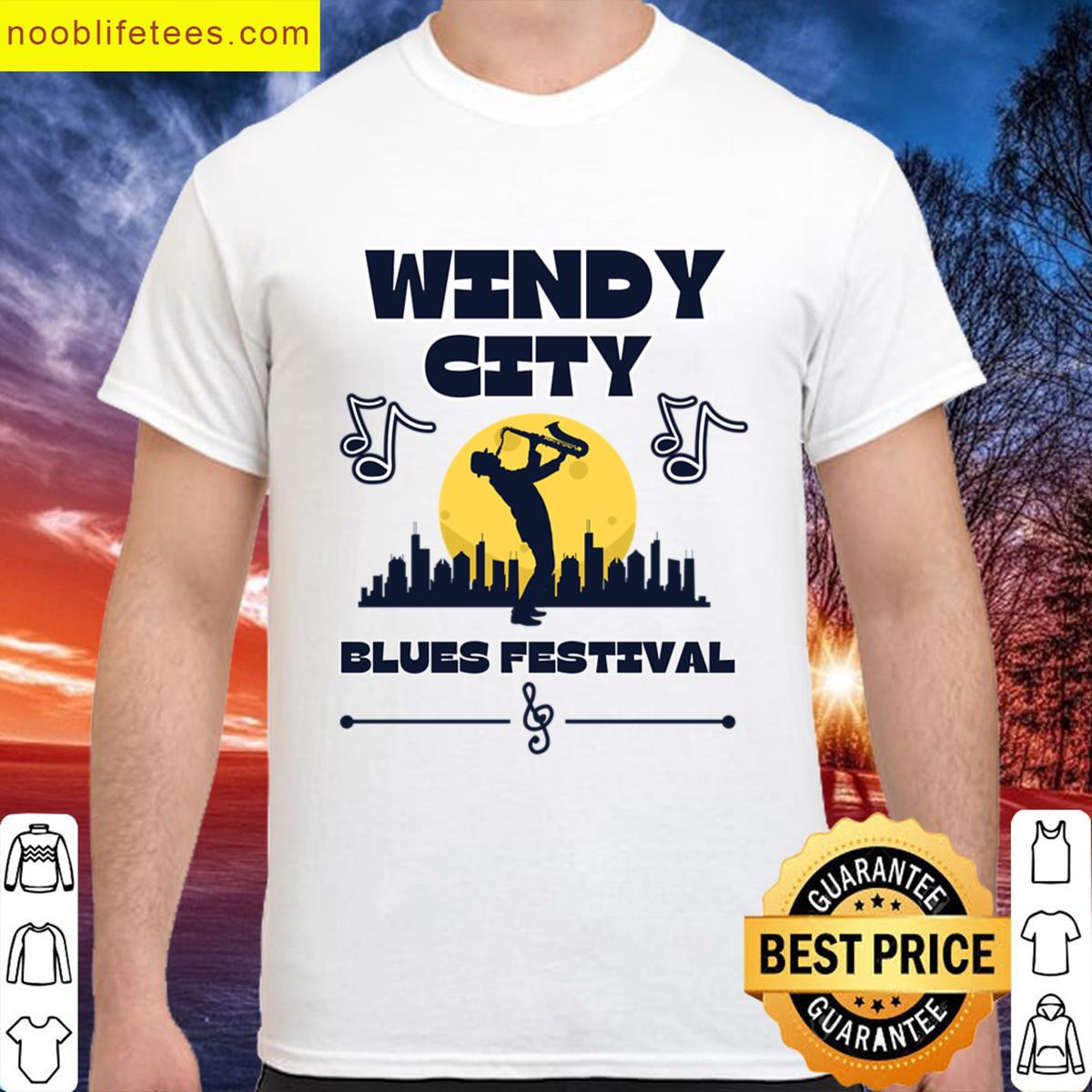 Windy City Blues Festival premium shirt