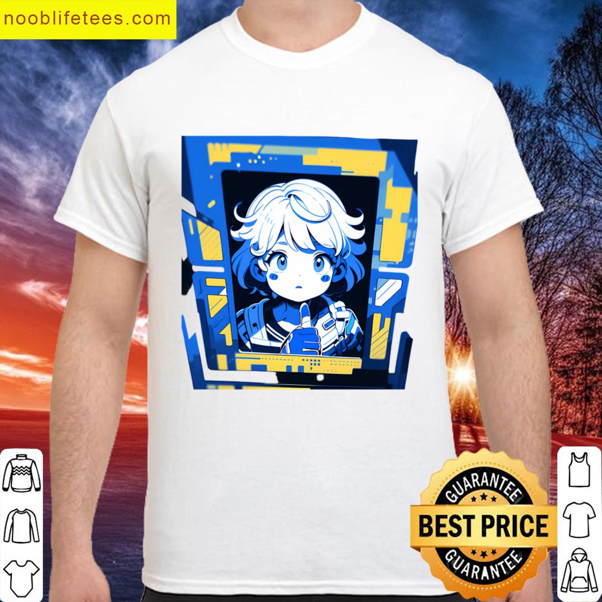 Yellow Blue Woman Vibrant Characters Celebration Style Diversity premium shirt