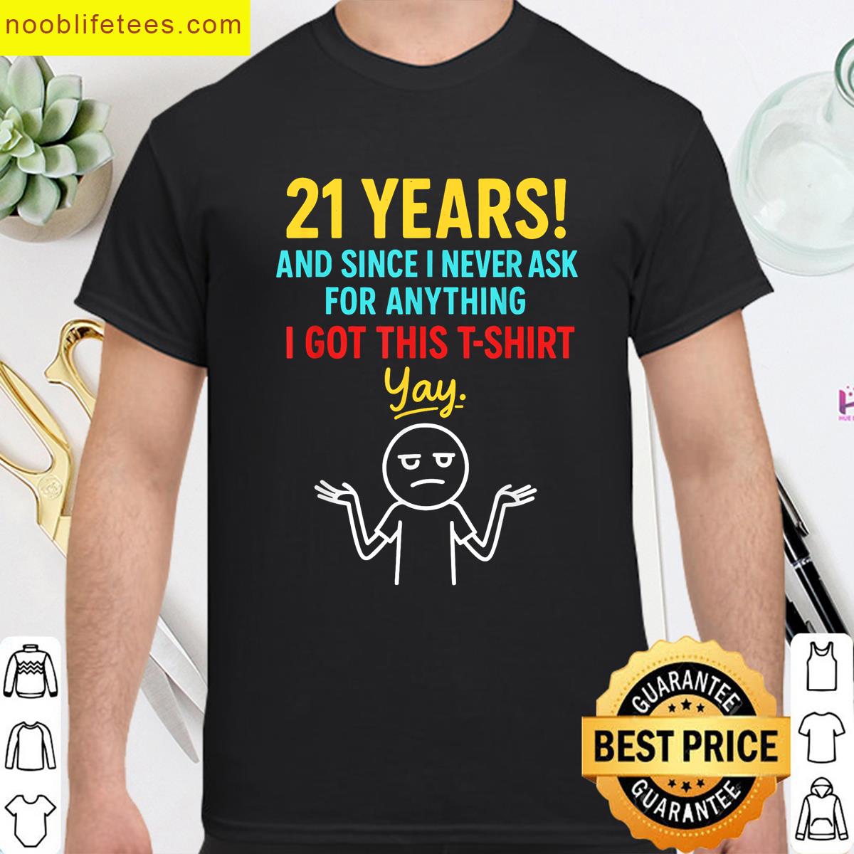 21st Birthday Decorative For Him Her premium shirt