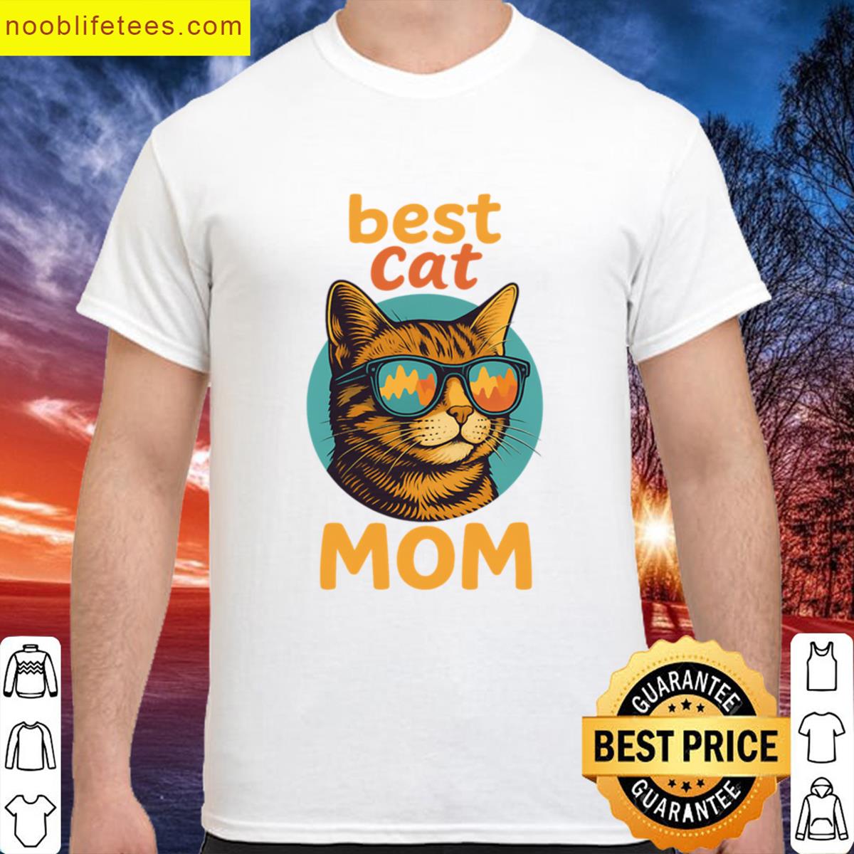 Best Cat Mom Retro Tee premium shirt