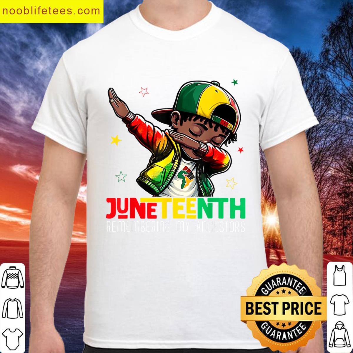 Black Boy Dab Kids Tee premium shirt