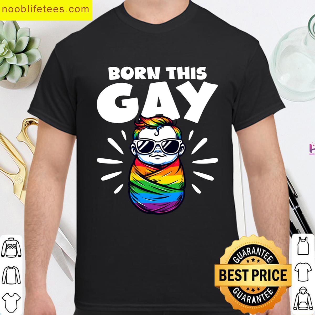 Born This Gay Pride Tee premium shirt
