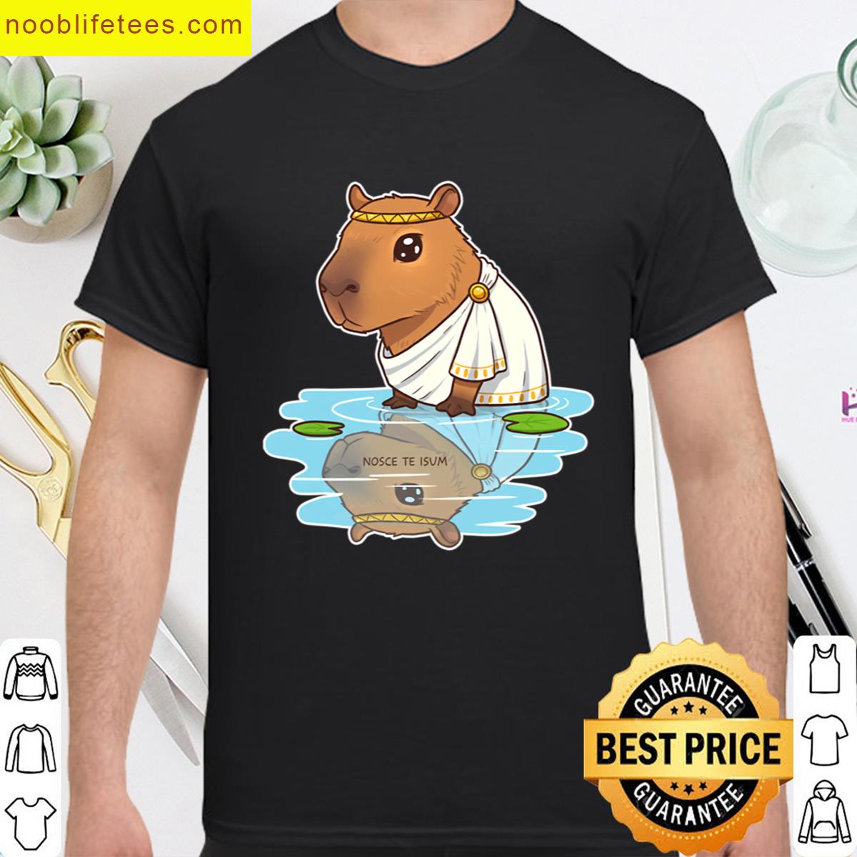 Capybara Toga Serene Moment premium shirt