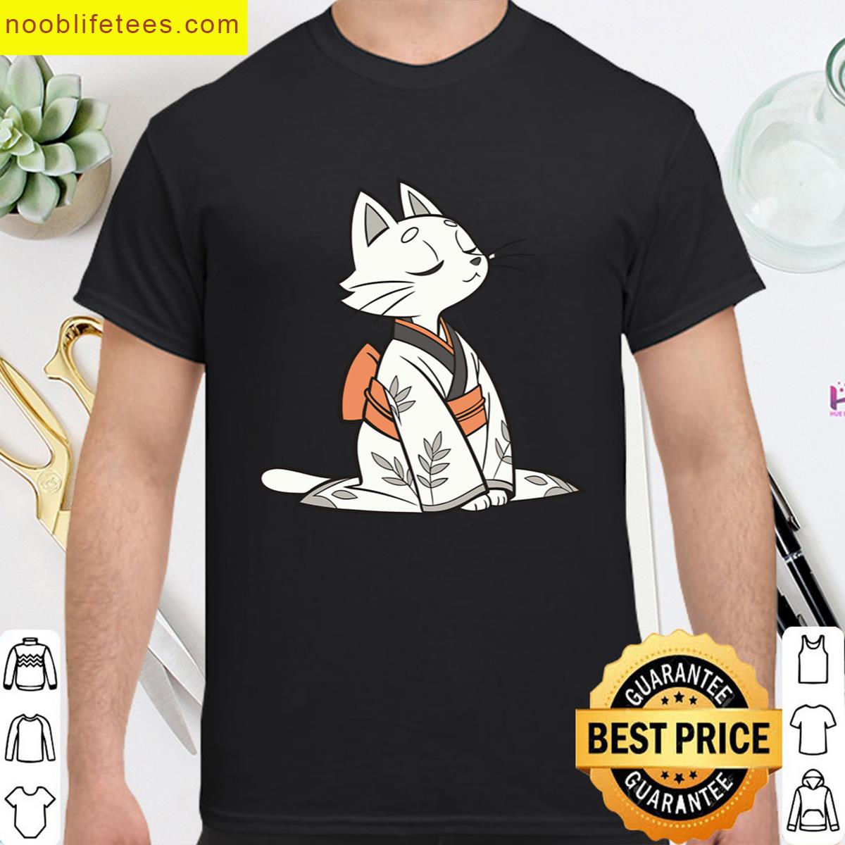 Cat Kimono Unique Design Tee premium shirt