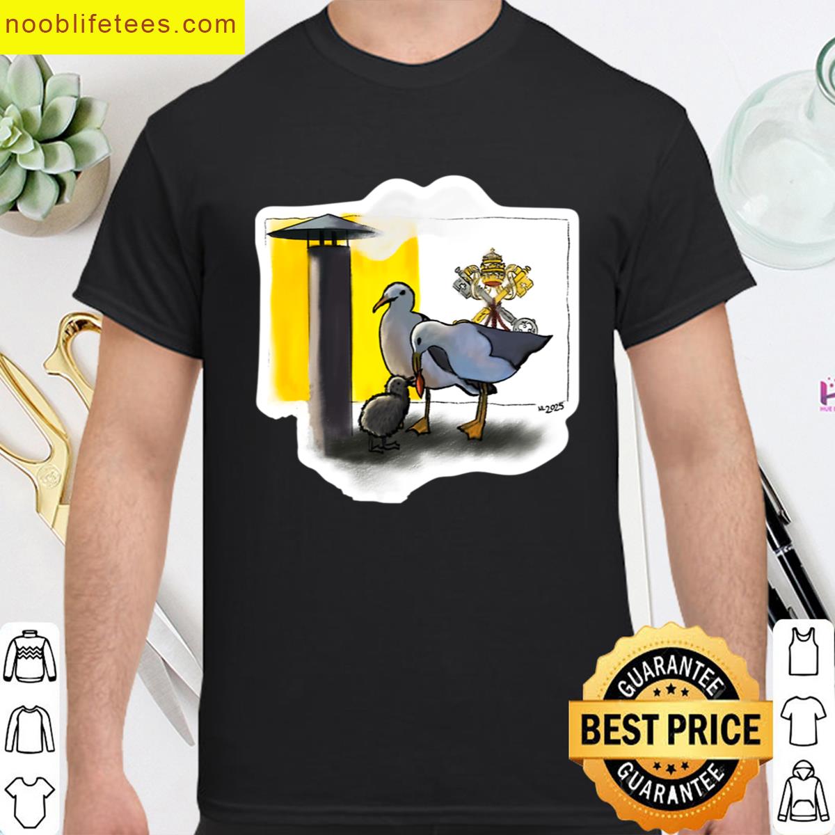 Catholic Conclave Seagull premium shirt