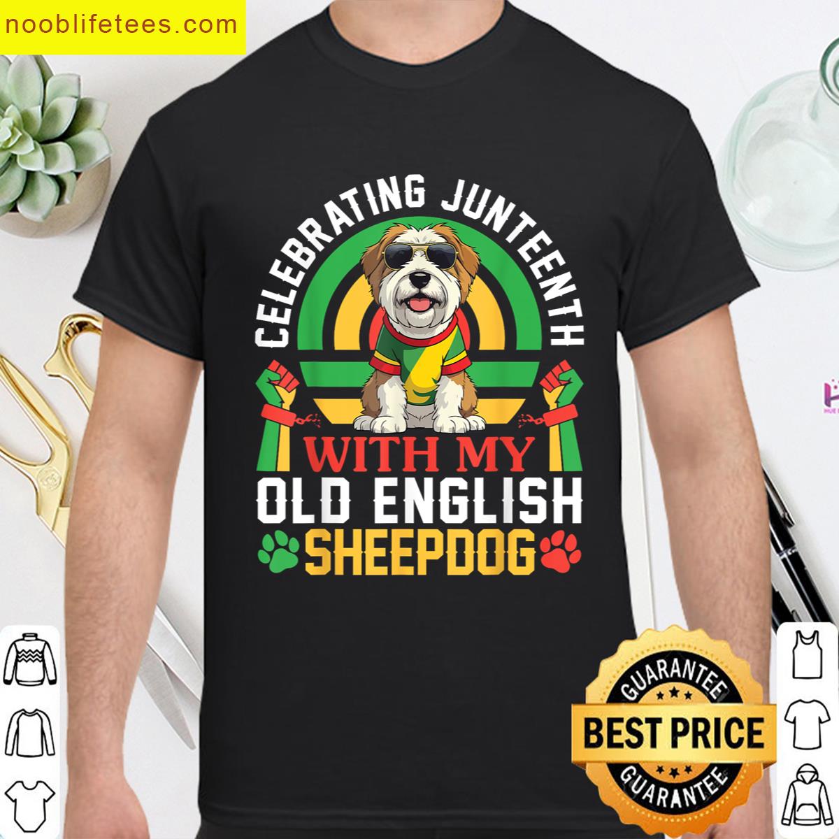 Celebrating Juneteenth Sheepdog Tee premium shirt