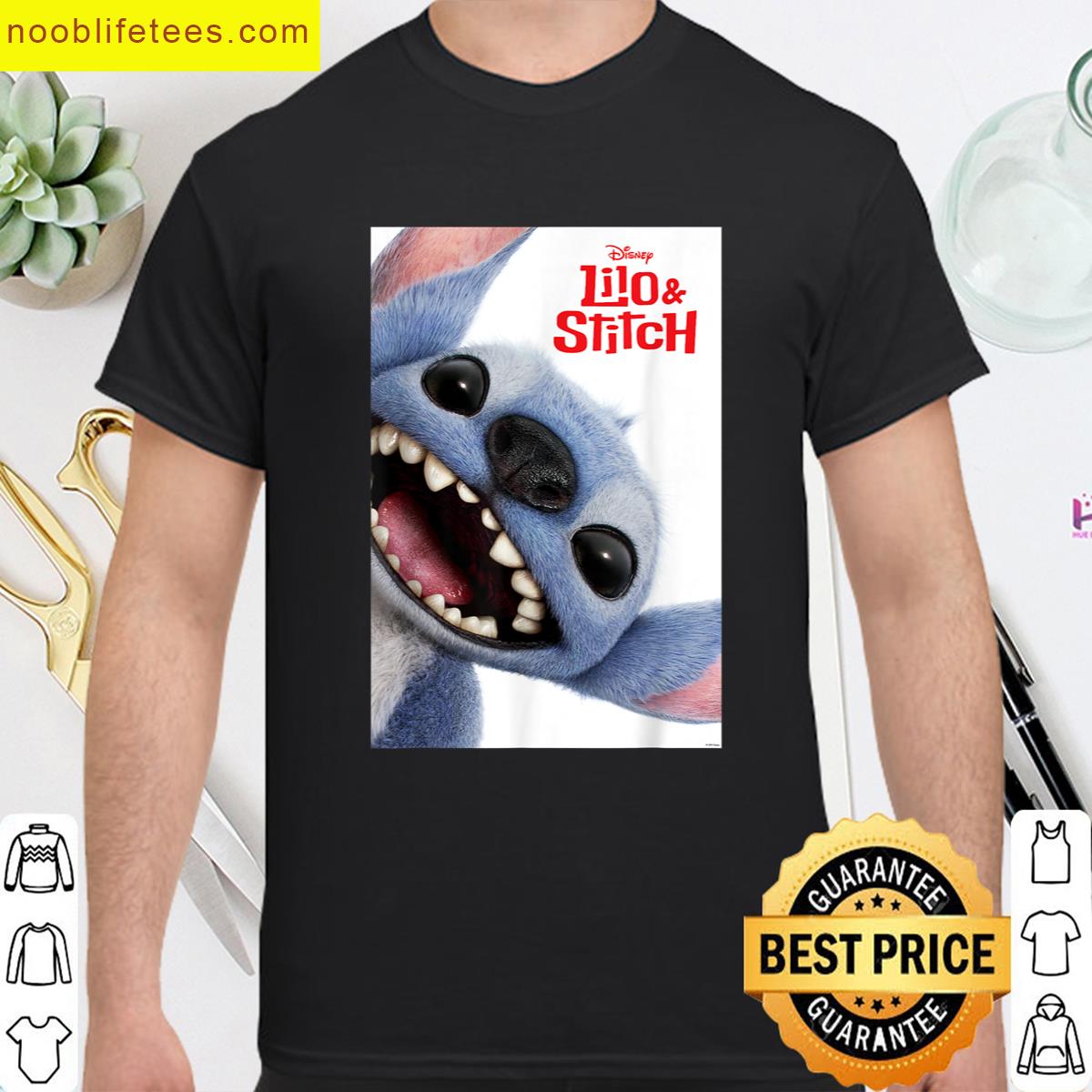 Disney Big Stitch Face Graphic Tee premium shirt