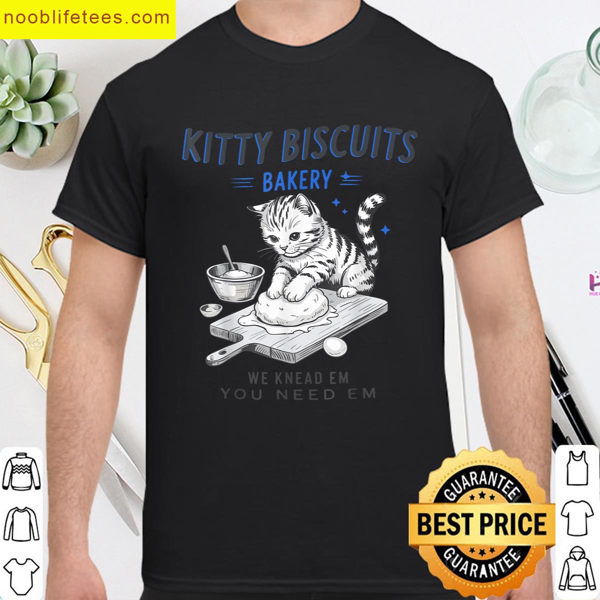 Fun Kitty Biscuits Tee premium shirt