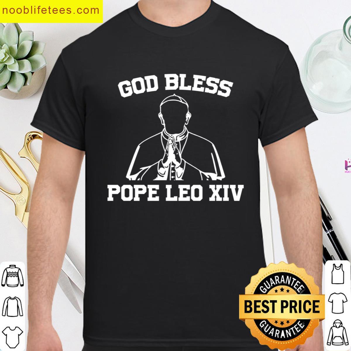 God Bless Pope Leo Xiv Tee 1 premium shirt